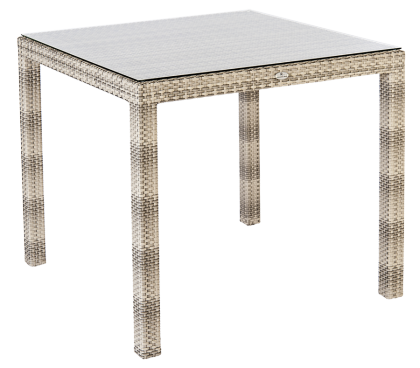 Table carrée Fiji Ocean Pearl 80 x 80 cm 